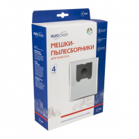 Мешки-пылесборники для пылесосов Philips синтетические, 4 шт, Euroclean , E-10/4NZ
