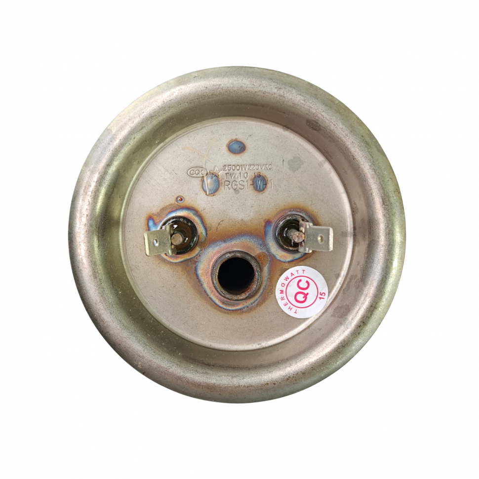 ТЭН 2,5кВт (2500Вт) RF для водонагревателя Electrolux, под анод М6, фланец 92мм, 3170025