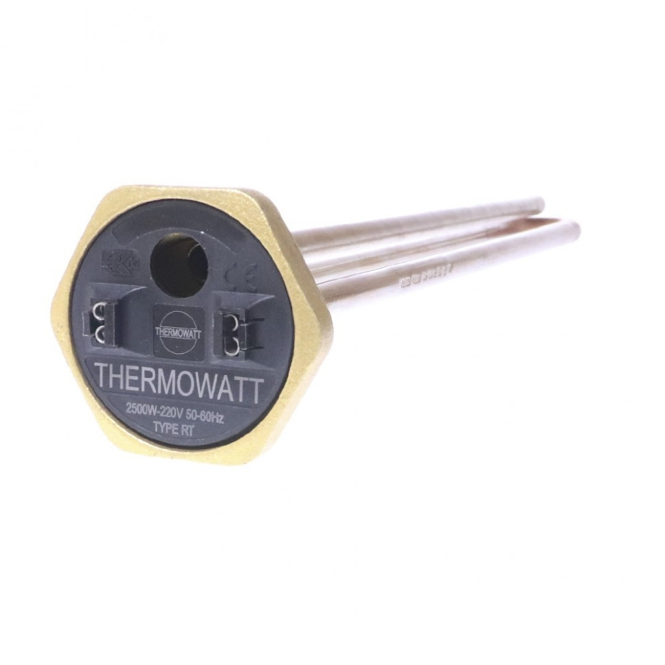 ТЭН 2,5кВт (2500Вт) RDT, резьбовой 42 мм для Ariston, De Luxe, Real, Thermex, под анод М6, 182245 ТЭН 2,5кВт (2500Вт) RDT, резьбовой 42 мм для Ariston, De Luxe, Real, Thermex, под анод М6, 182245