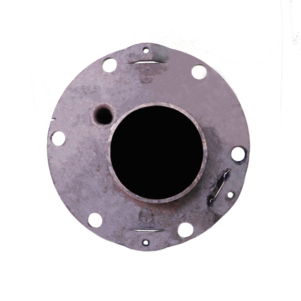 Колба-фланец под стеатитовый тэн, Atlantic, металл/керамика, Ø120мм/49,5мм, L340мм, М8, 6 отверстий, 482251