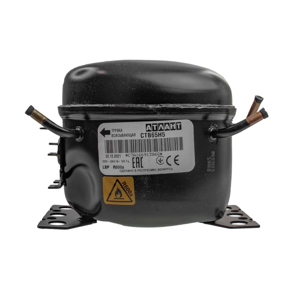 Компрессор для холодильника, Shivaki, Атлант, Бирюса R600, 108Вт, СТВ65Н5, 34800000003 Компрессор для холодильника, Shivaki, Атлант, Бирюса R600, 108Вт, СТВ65Н5, 34800000003