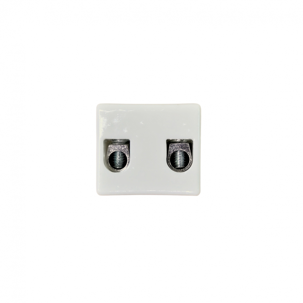НАБОР 2 шт Клеммная колодка плиты универсальная, 4 контакта, 32A/250V, 23х25мм, KM26ME0208