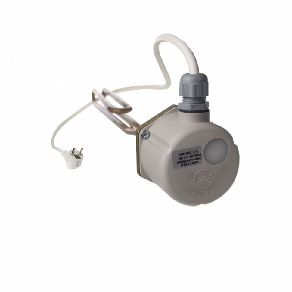 Комплект ТЭН 2,5 кВт (2500 Вт) RCT для Nibe, Baxi, Termica резьбовой G1 1/2" + стержневой термостат + индикаторная лампа + крышка + сетевой шнур, 3401363 Комплект ТЭН 2,5 кВт (2500 Вт) RCT для Nibe, Baxi, Termica резьбовой G1 1/2" + стержневой термостат + индикаторная лампа + крышка + сетевой шнур, 3401363