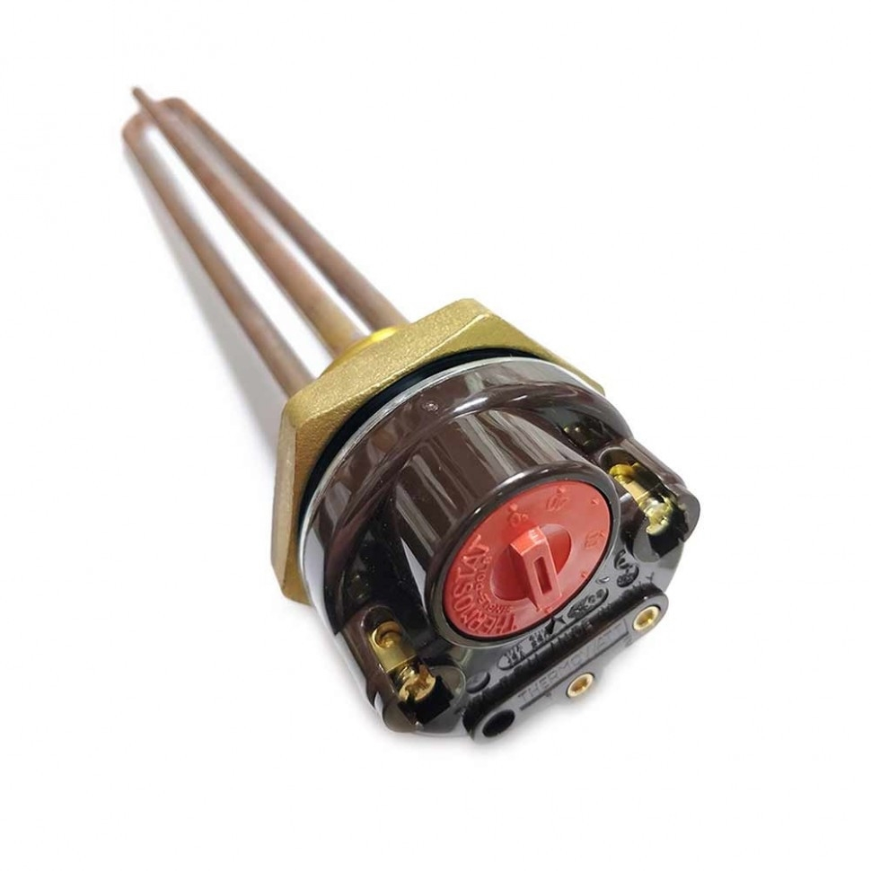 Комплект ТЭН 1,2кВт (1200Вт) RDT, резьбовой 42мм для Ariston, De Luxe, Real, Thermex, под анод М6 + термостат + прокладка, И50305 Комплект ТЭН 1,2кВт (1200Вт) RDT, резьбовой 42мм для Ariston, De Luxe, Real, Thermex, под анод М6 + термостат + прокладка, И50305