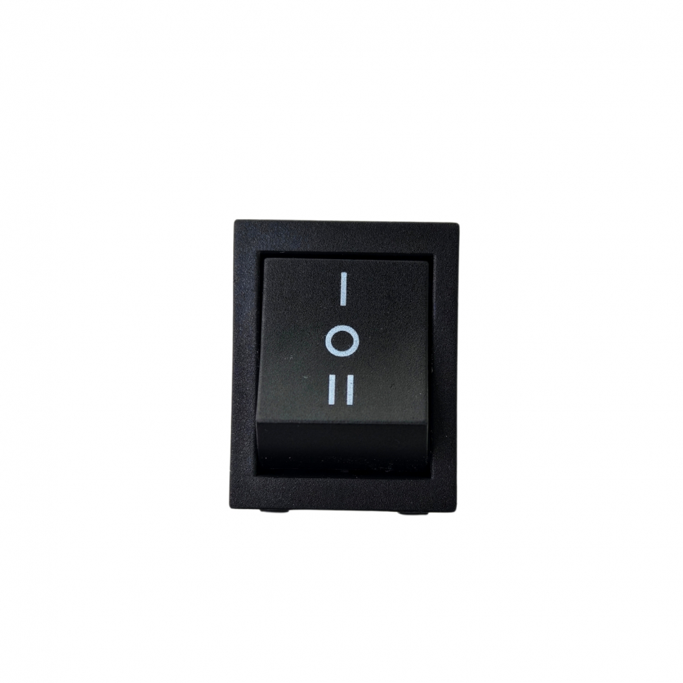 Выключатель одноклавишный 26*31мм, 15А, 250V, 3 положения, Thermex, 66137