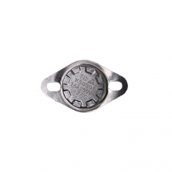 Термостат KSD303 16A, 77°С, биметаллический самовозвратный, 316077