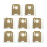 Сменные мешки 8шт. для робота-пылесоса Midea S8 +, v4180 Сменные мешки 8шт. для робота-пылесоса Midea S8 +, v4180