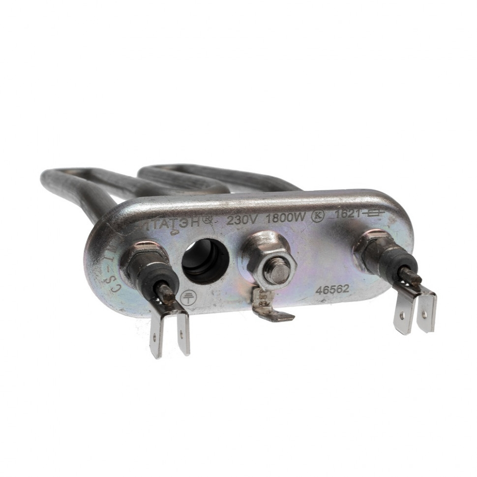 Набор 2 шт ТЭН 1800W для стиральной машины Ariston с отверстием под датчик, KM46562 Набор 2 шт ТЭН 1800W для стиральной машины Ariston с отверстием под датчик, KM46562