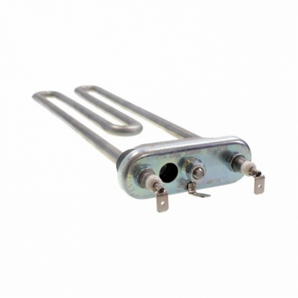 Набор 2 шт ТЭН 2050W для стиральной машины Siemens, Whirlpool с отверстием под датчик, KM46110 Набор 2 шт ТЭН 2050W для стиральной машины Siemens, Whirlpool с отверстием под датчик, KM46110