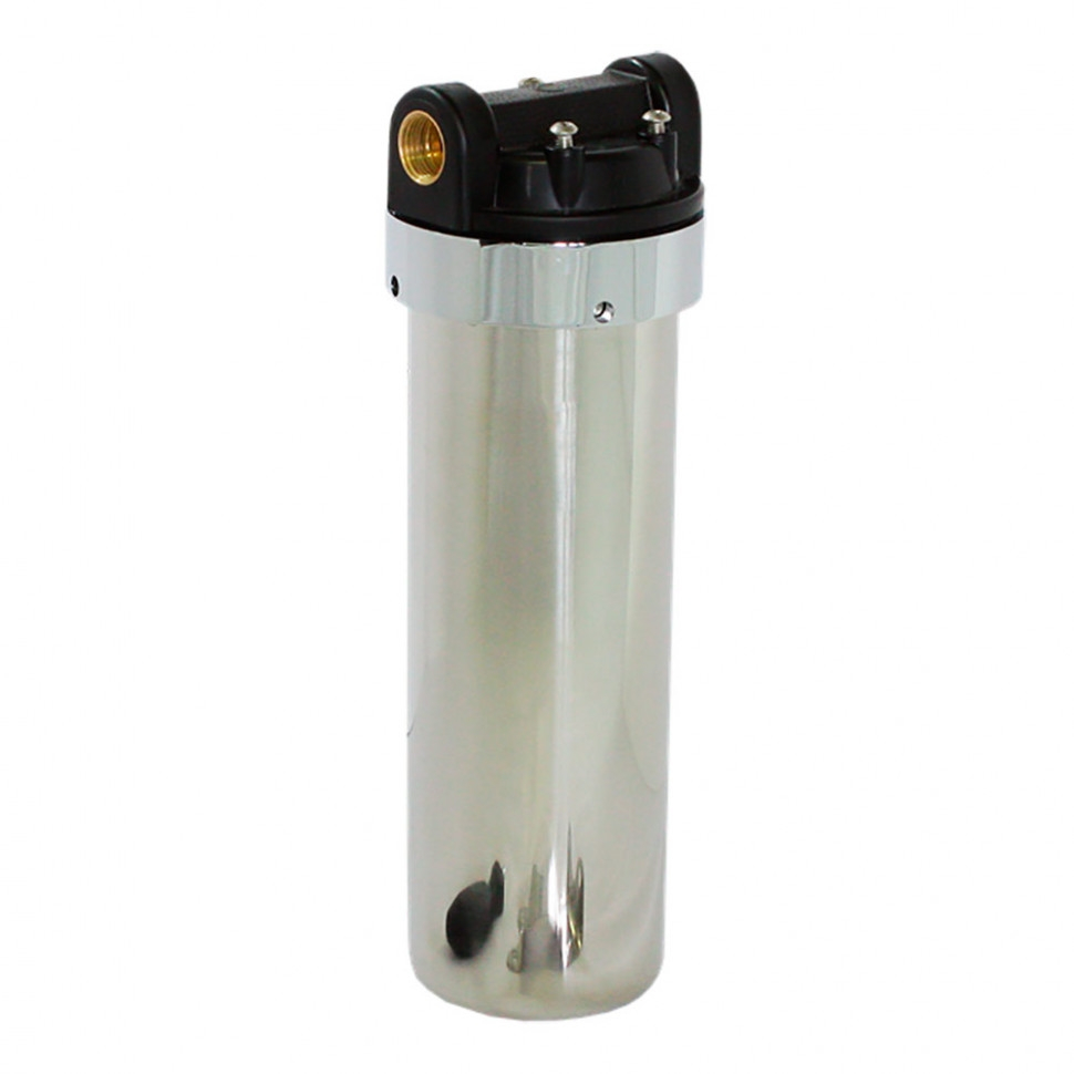 Магистральный фильтр STEEL BRAVO SINGLE 1/2", F80106-1/2 Магистральный фильтр STEEL BRAVO SINGLE 1/2", F80106-1/2