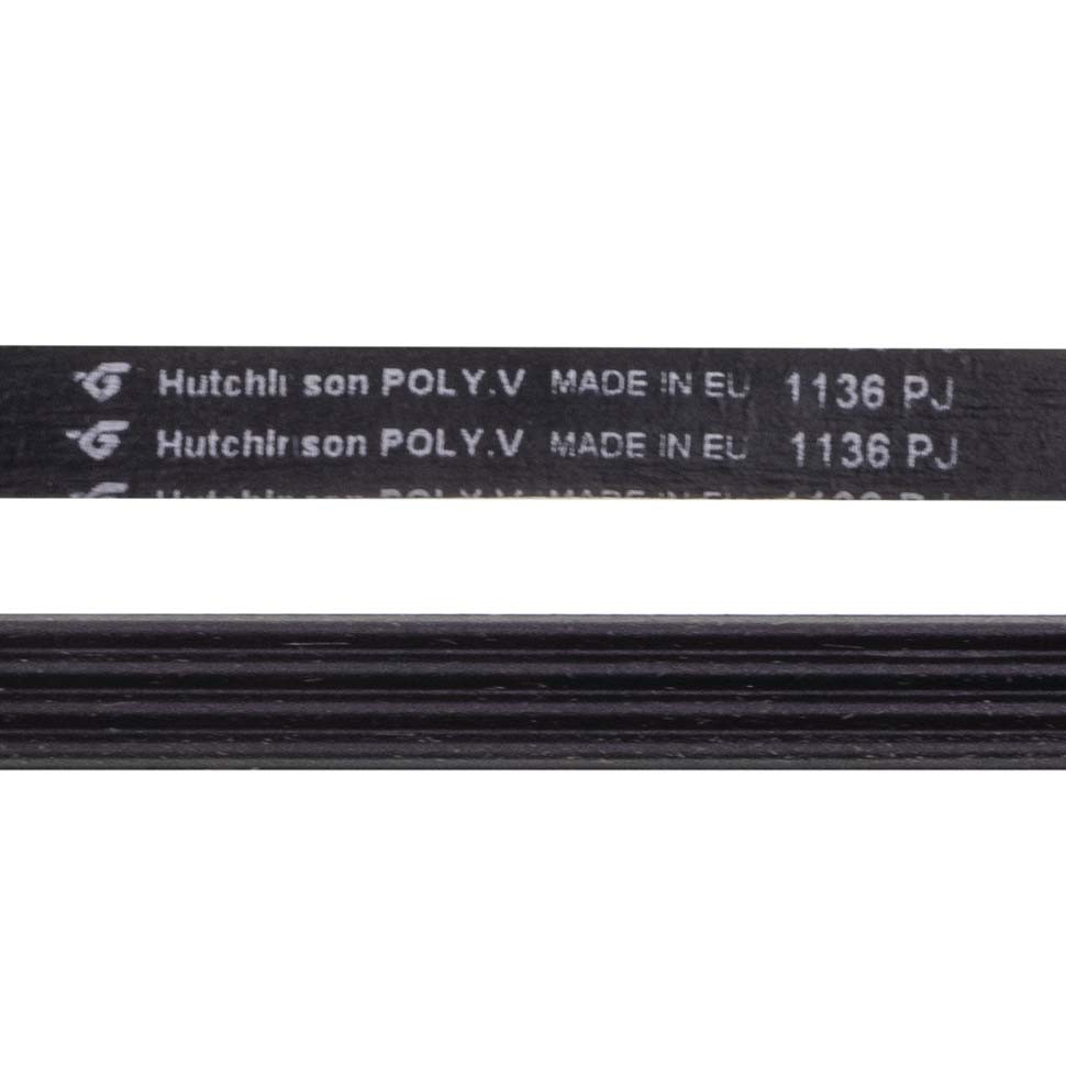 Приводной ремень барабана стиральной машины Ariston, Indesit, Hutchinson 1136 J4, J128UN Приводной ремень барабана стиральной машины Ariston, Indesit, Hutchinson 1136 J4, J128UN