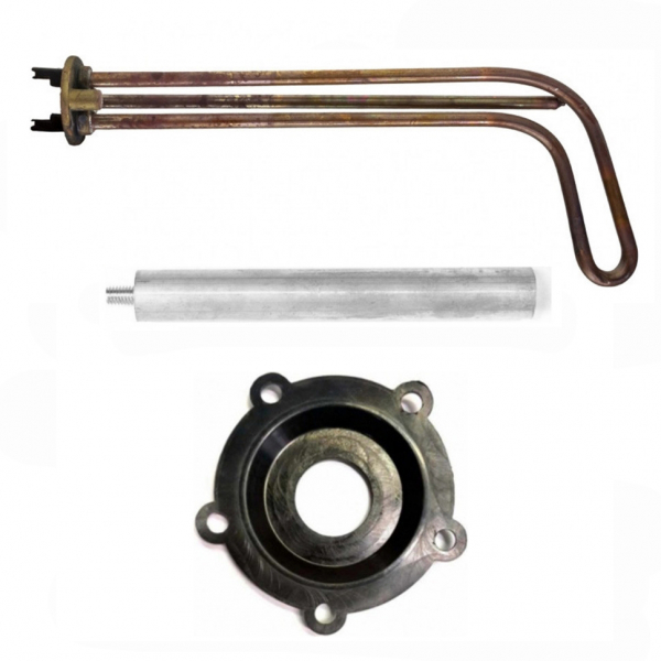 Комплект ТЭН 1,8кВт (1800Вт) RCF для горизонтального водонагревателя Thermex, Garanterm + прокладка + анод, 3401915K