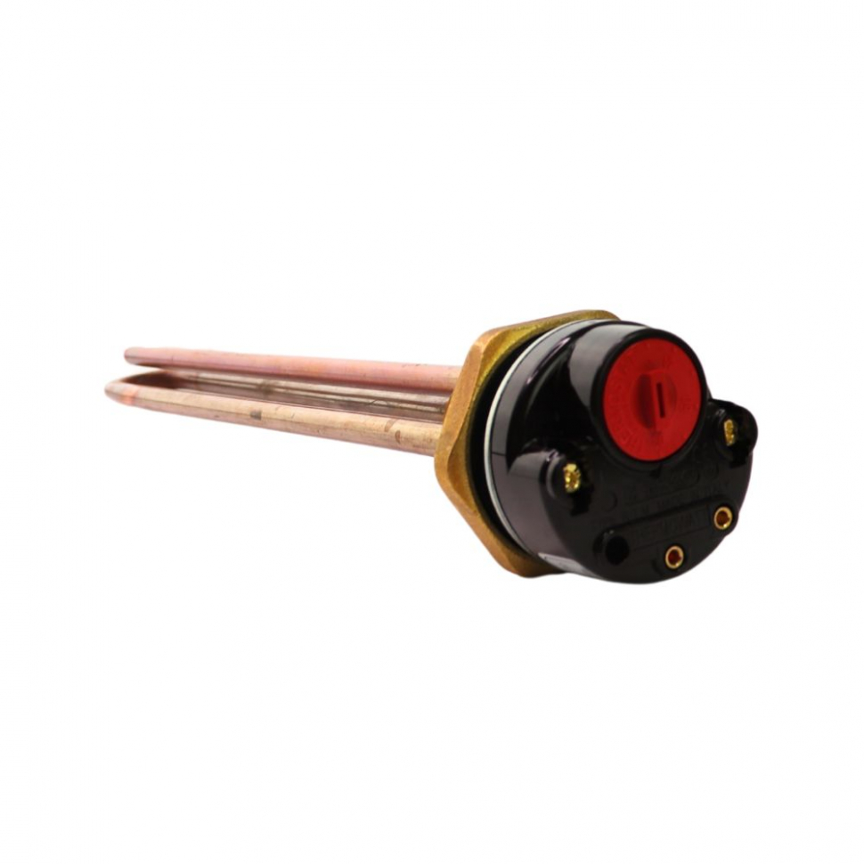 Комплект ТЭН 2,5 кВт (2500 Вт) RDT резьбовой 42 мм для нагрева воды Аристон + терморегулятор + прокладка, 50303 Комплект ТЭН 2,5 кВт (2500 Вт) RDT резьбовой 42 мм для нагрева воды Аристон + терморегулятор + прокладка, 50303