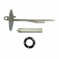 Комплект ТЭН 1кВт (1000Вт) для водонагревателя Ariston VLS, Velis + прокладка + анод, 151226K2