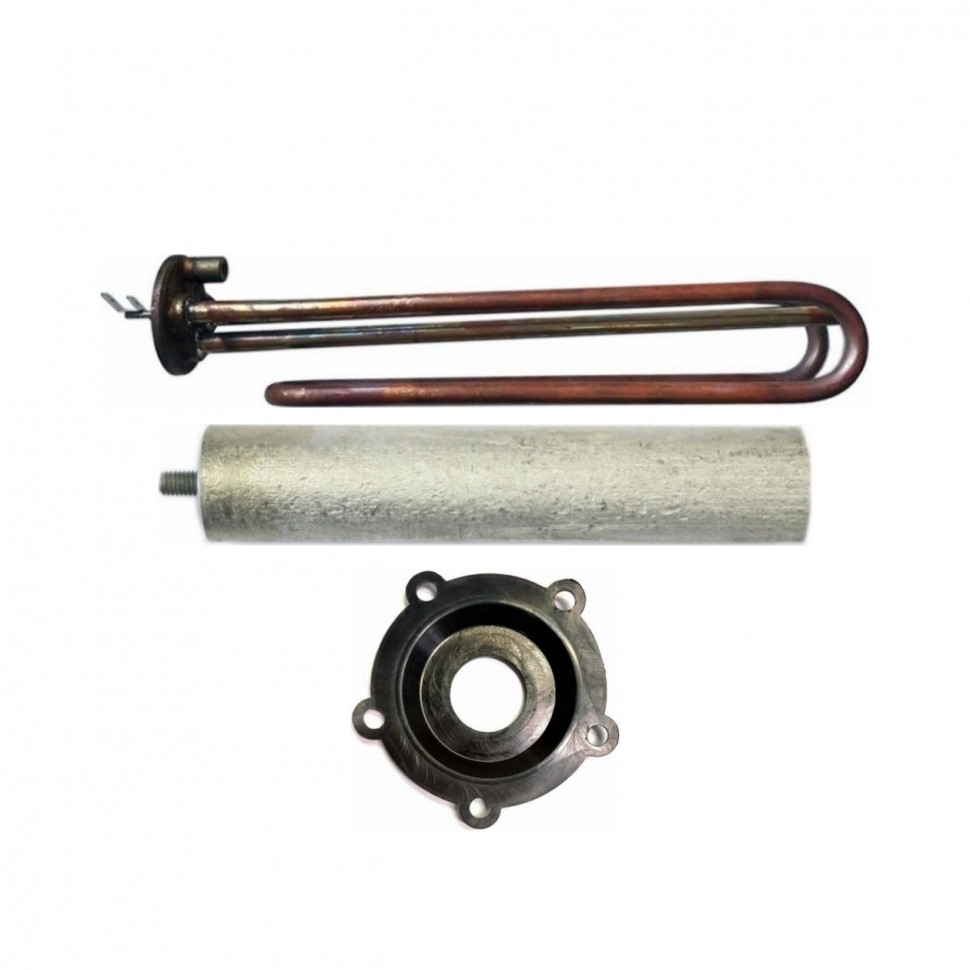 Комплект ТЭН 1,5кВт (1500Вт) RCF для водонагревателя Thermex + прокладка + анод, 3402151K