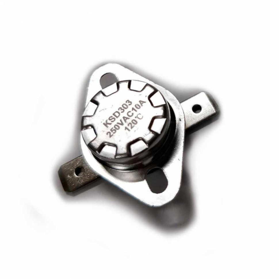 Набор 6 шт Термостат для водонагревателя Thermex, Ariston, Electrolux KSD303, 10A 120°С биметаллический самовозвратный, KM310120 Набор 6 шт Термостат для водонагревателя Thermex, Ariston, Electrolux KSD303, 10A 120°С биметаллический самовозвратный, KM310120