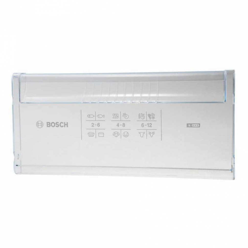 Панель морозильного ящика холодильника Bosch, Siemens 43х20,5см нижняя, 664381 Панель морозильного ящика холодильника Bosch, Siemens 43х20,5см нижняя, 664381