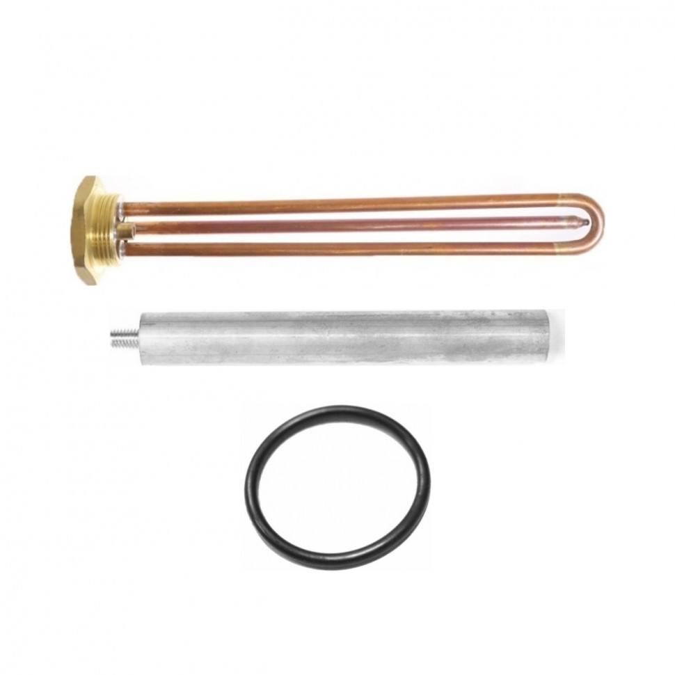 Комплект ТЭН 2,5кВт (2500Вт) RDT, резьбовой 42мм для Ariston, De Luxe, Real, Thermex, под анод М6 + прокладка + анод, 30248K1 Комплект ТЭН 2,5кВт (2500Вт) RDT, резьбовой 42мм для Ariston, De Luxe, Real, Thermex, под анод М6 + прокладка + анод, 30248K1