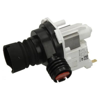 Сливной насос (помпа) для посудомоечной машины AEG, Electrolux, Zanussi, 30W, 3 защелки, с улиткой, 140000443022