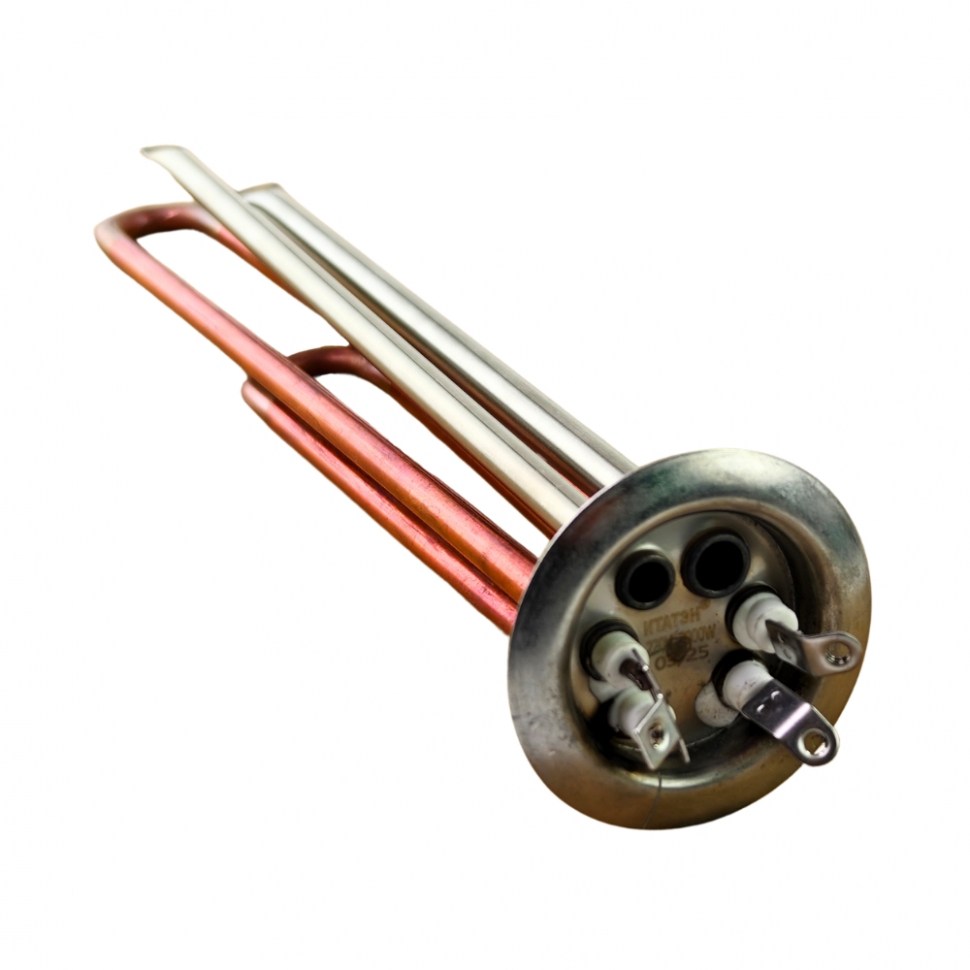 ТЭН 2кВт (2000Вт) RF для водонагревателя Thermex, Garanterm, Electrolux EWH, Timberk, под анод М4, клеммы под винт, 20854