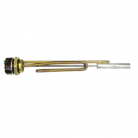 Комплект ТЭН 2кВт (2000Вт) RCT резьбовой 42мм для Ariston, De Luxe, Real, Thermex + термостат + прокладка + анод, Р60363