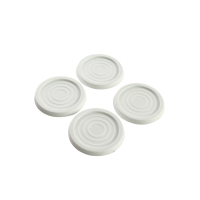 Антивибрационные подставки ИТАТЭН, D56мм, h6мм, белые, тонкие, круглые, 4 шт, 20539