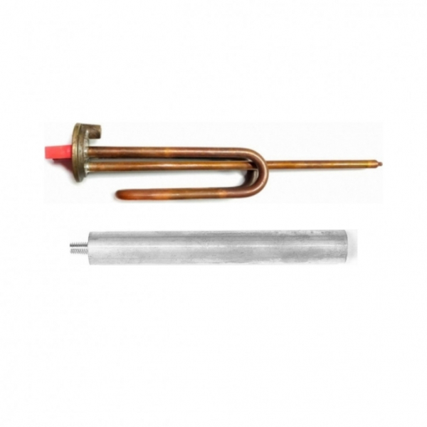 Комплект ТЭН 1,2 кВт (1200 Вт) RCF для водонагревателя Thermex, Garanterm + анод, R184279K1