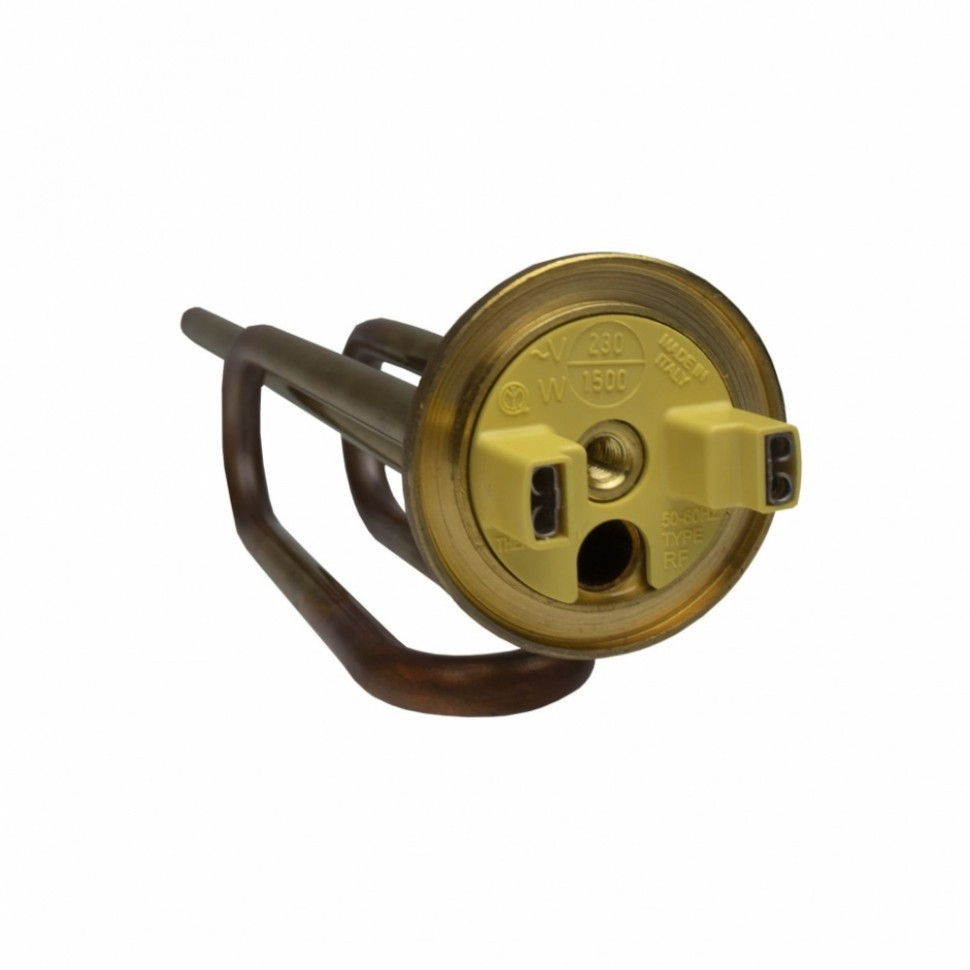 ТЭН 1,5кВт (1500Вт) RCF для водонагревателя Ariston, Thermex, под анод М6, трубка под термостат D10, 3401996 ТЭН 1,5кВт (1500Вт) RCF для водонагревателя Ariston, Thermex, под анод М6, трубка под термостат D10, 3401996