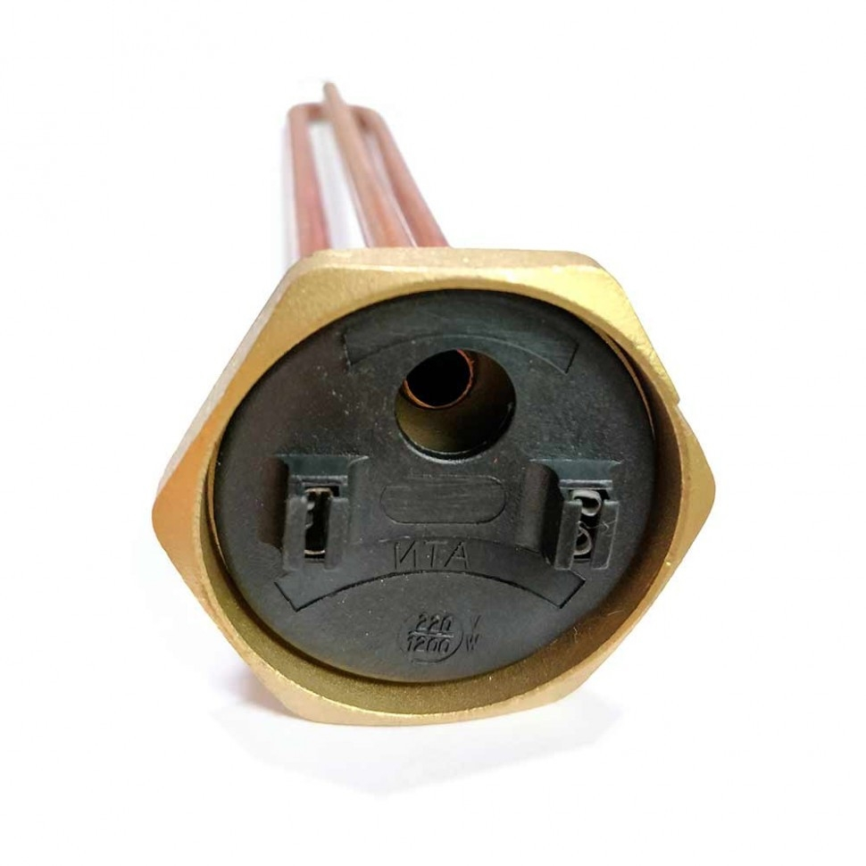 ТЭН 1,2кВт (1200Вт) RDT, резьбовой 42 мм для Ariston, De Luxe, Real, Thermex, под анод М6, 282232
