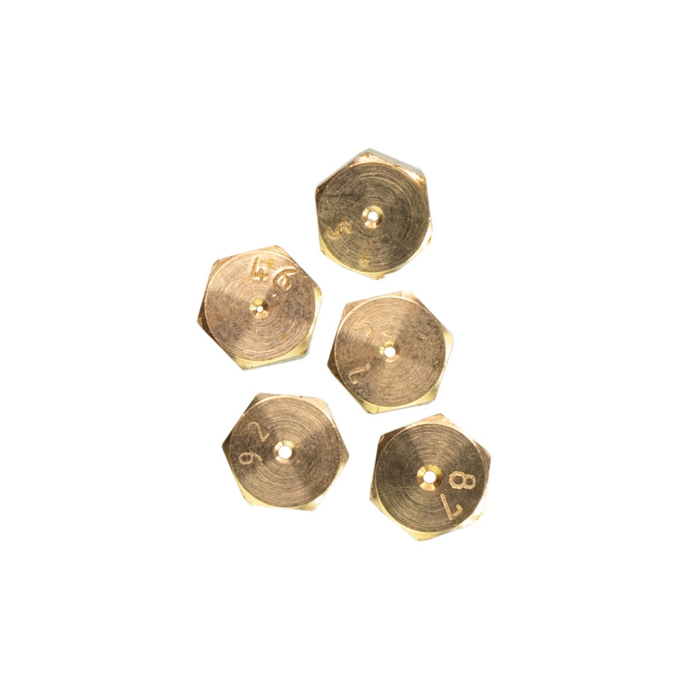 Набор 3 шт Набор  жиклеров M6, малый 0,46, средний 0,75, крупный 0,92, для духовки 0,87 (1200.98.0.000-02) для Gefest, KM12009802