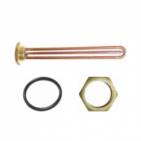 Комплект ТЭН 3 кВт (3000 Вт) RDT, резьбовой 42 мм для Ariston, De Luxe, Real, Thermex, под анод М6 + прокладка + контргайка, 282246K Комплект ТЭН 3 кВт (3000 Вт) RDT, резьбовой 42 мм для Ariston, De Luxe, Real, Thermex, под анод М6 + прокладка + контргайка, 282246K