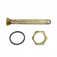 Комплект ТЭН 2,5кВт (2500Вт) RDT, резьбовой 42мм для Ariston, De Luxe, Real, Thermex, под анод М6, + прокладка + контргайка, 20248K